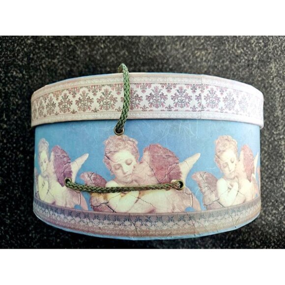 Two round Vintage Tri-Coastal Design boxes - Picture 4 of 8